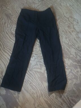 Willi Smith Black Straight-Leg Pull-On Pants